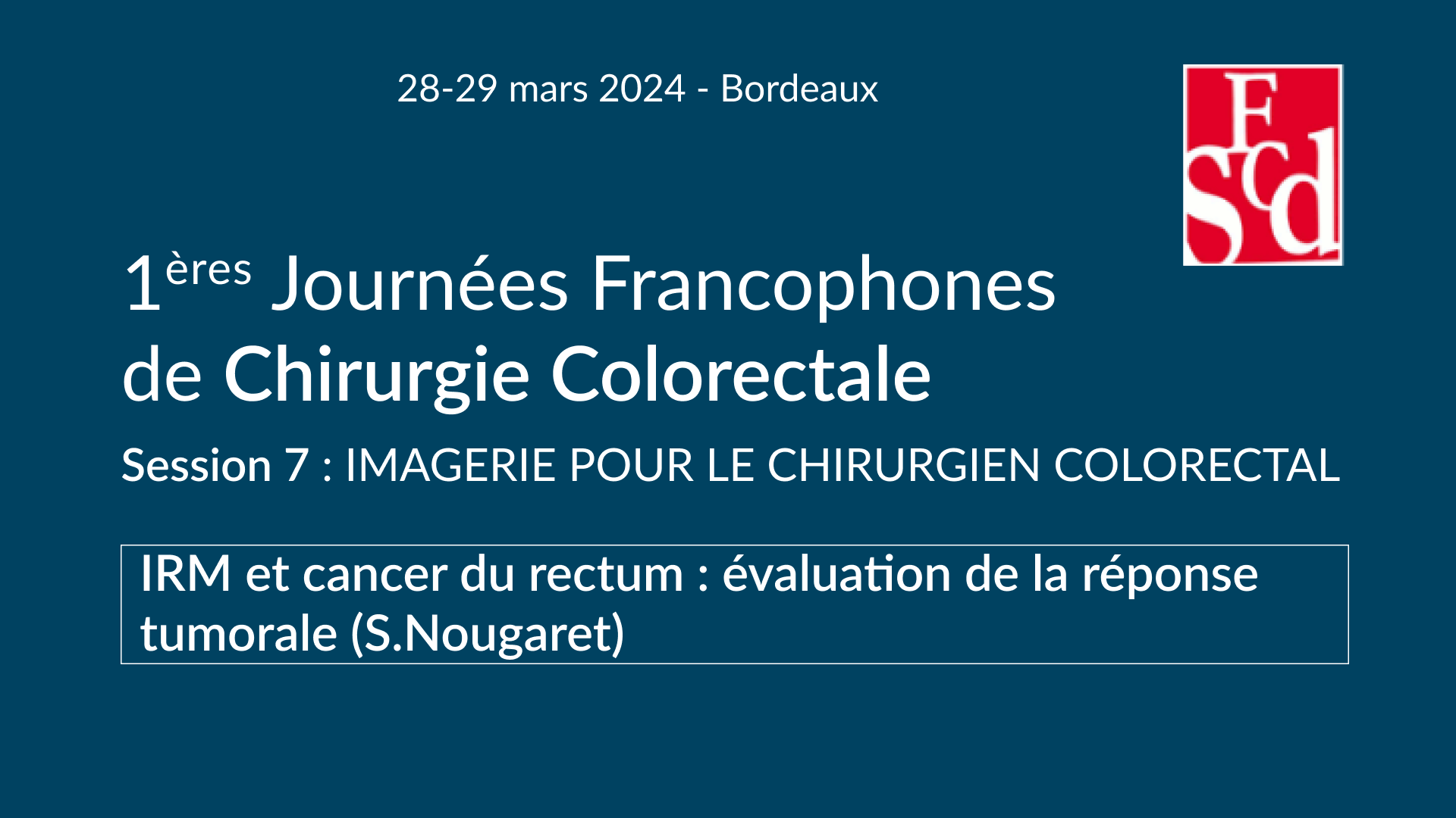 Vignette : IRM et cancer du rectum : évaluation de la réponse tumorale