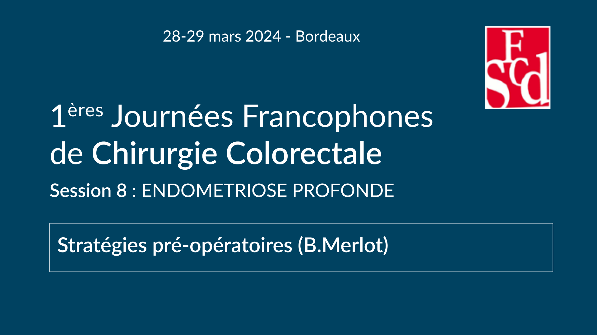 Vignette : Endométriose profonde : Stratégies pré-opératoires
