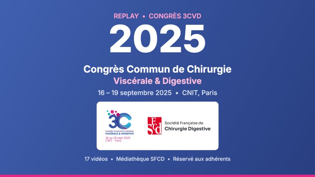 Replays du congrès 3CVD 2025