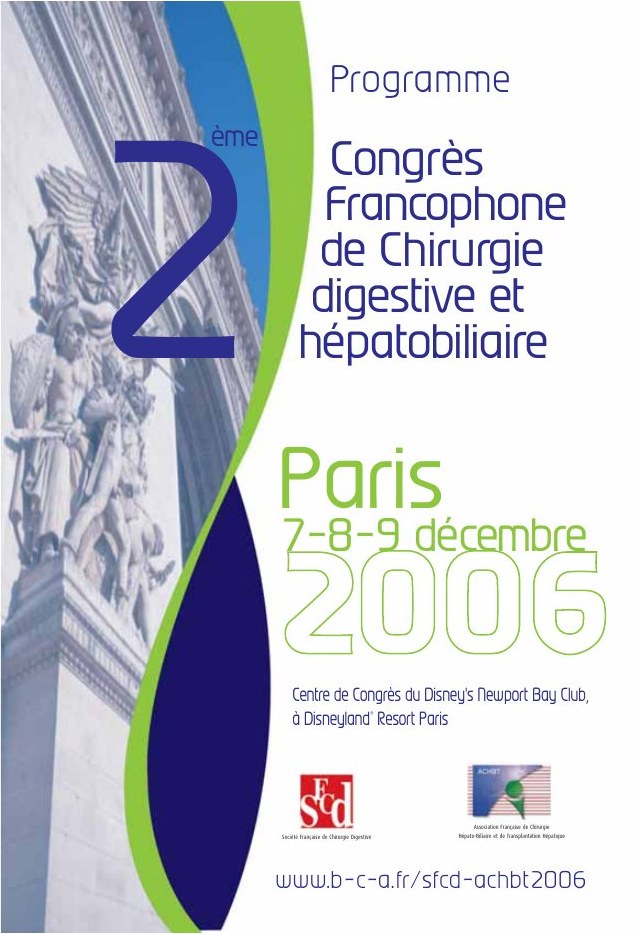 Affiche du congrès SFCD-ACHBT 2006