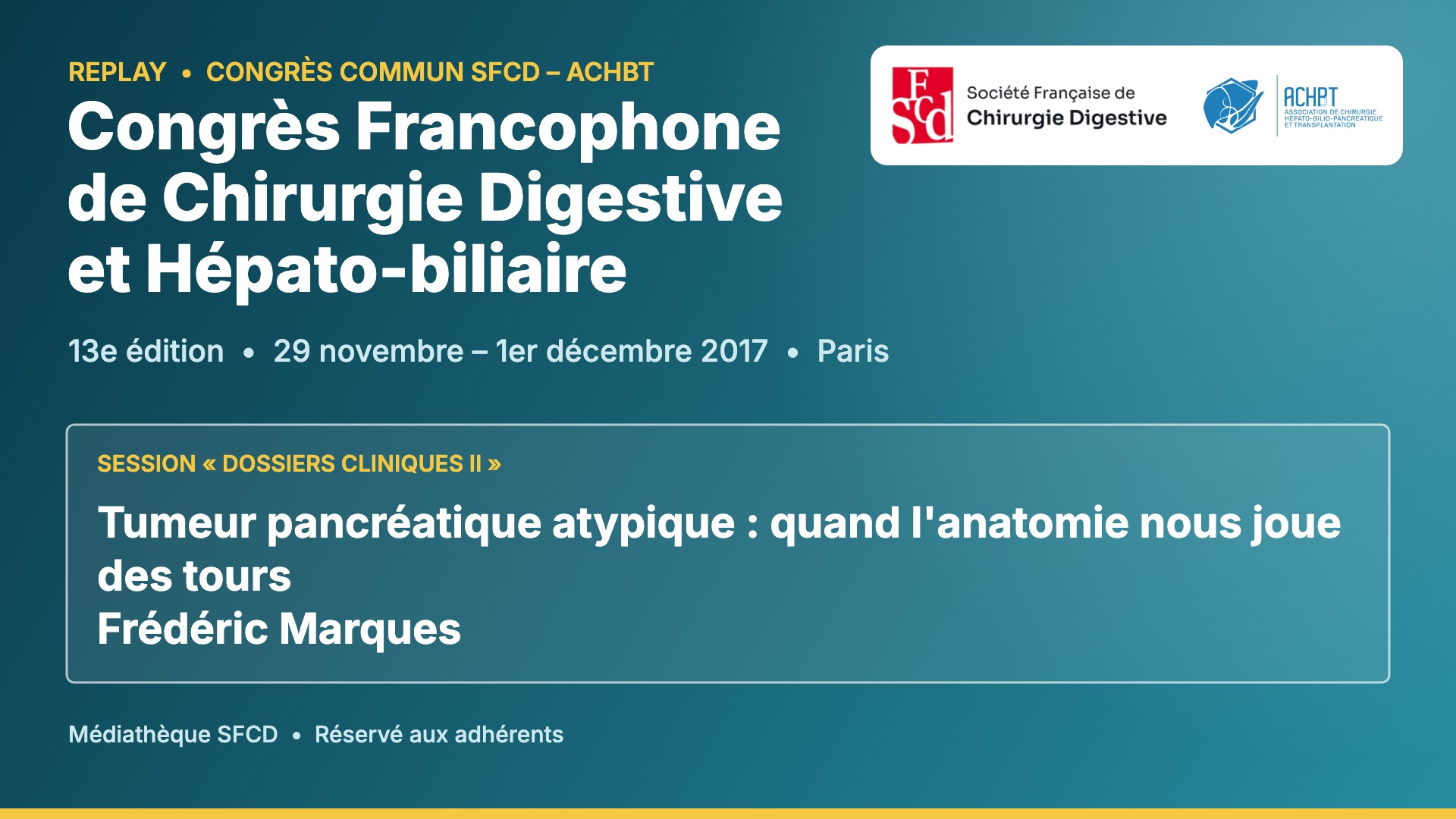 Vignette : Tumeur pancréatique atypique : quand l’anatomie nous joue des tours