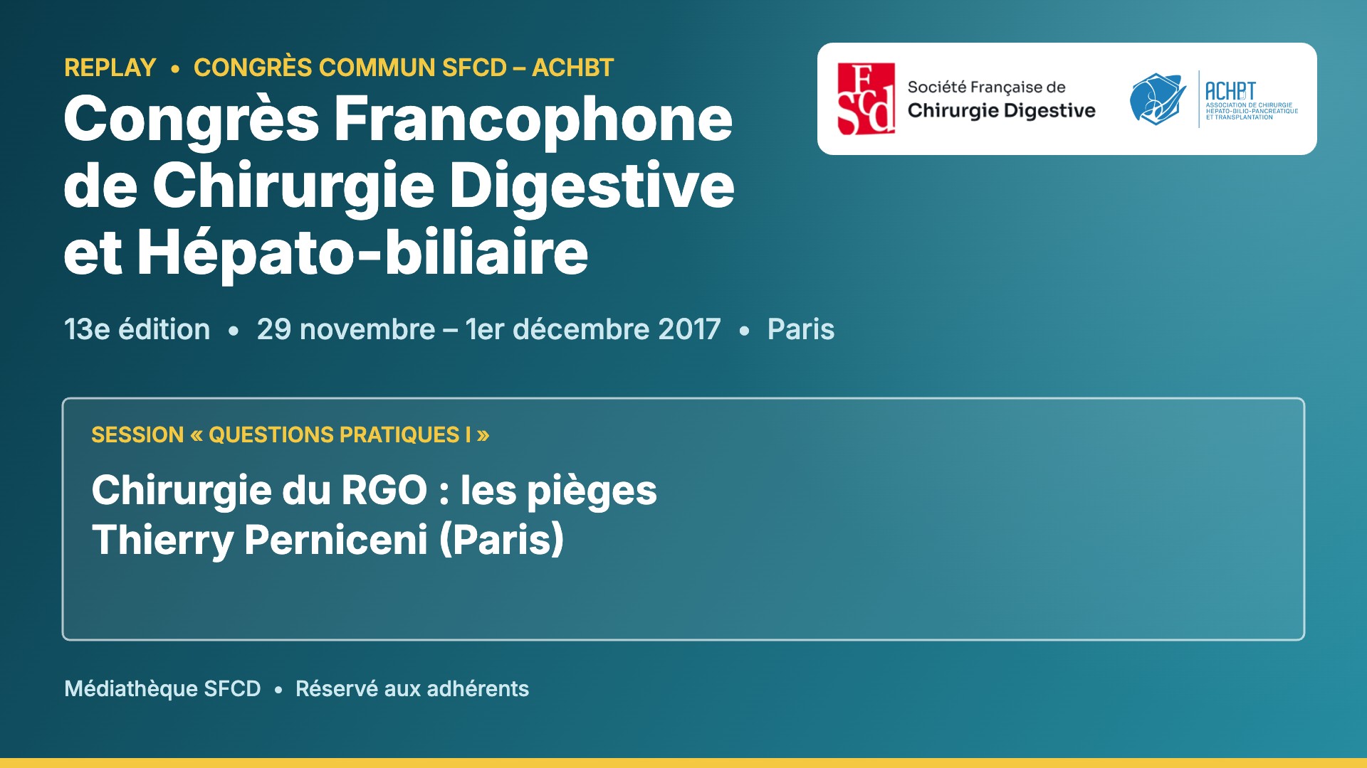 Vignette : Chirurgie du RGO : les pièges