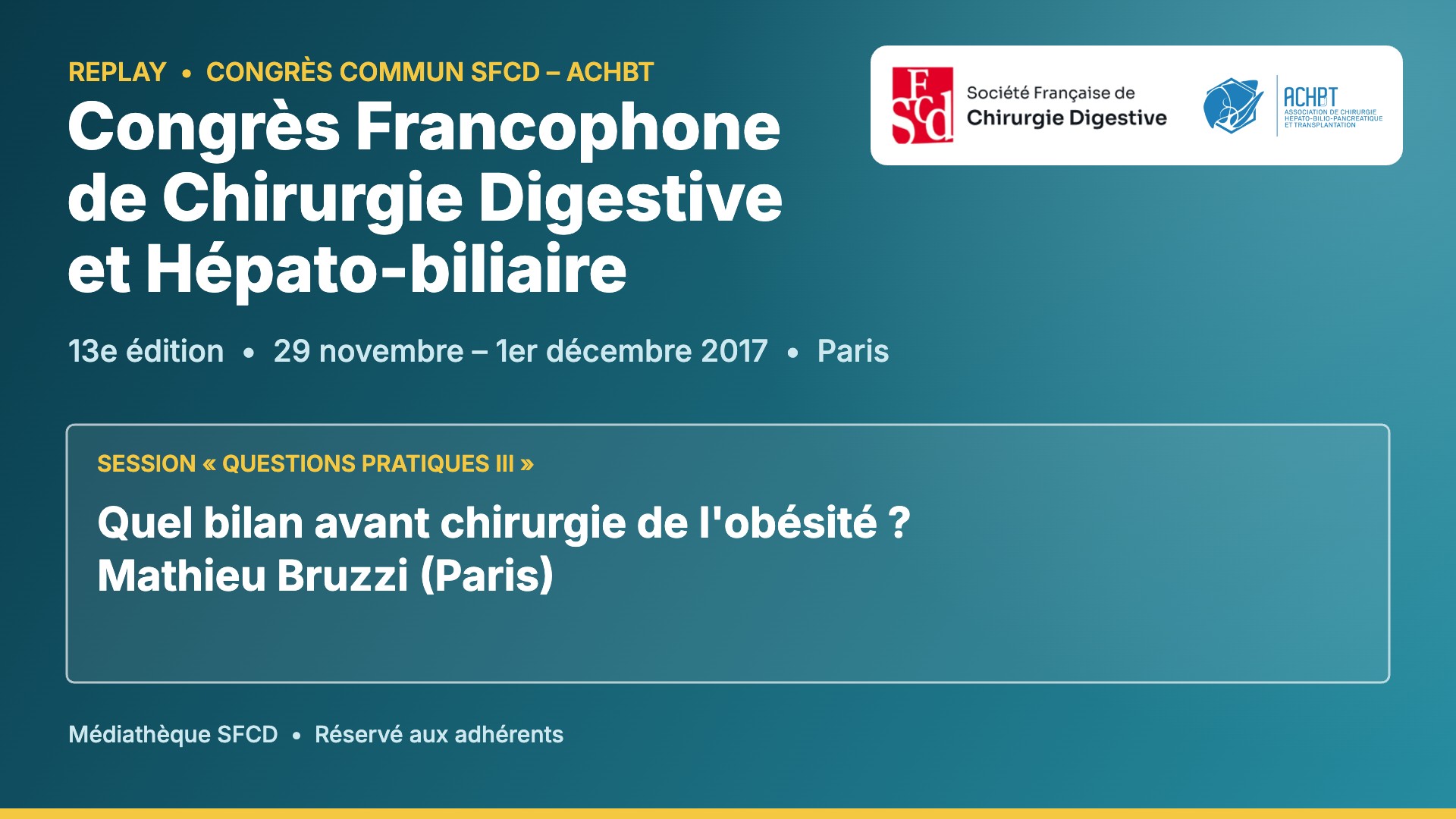 Vignette : Quel bilan avant chirurgie de l’obésité ?