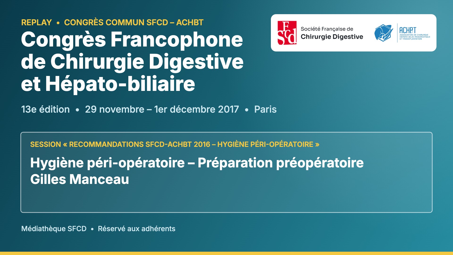 Vignette : Hygiène péri-opératoire – Préparation préopératoire