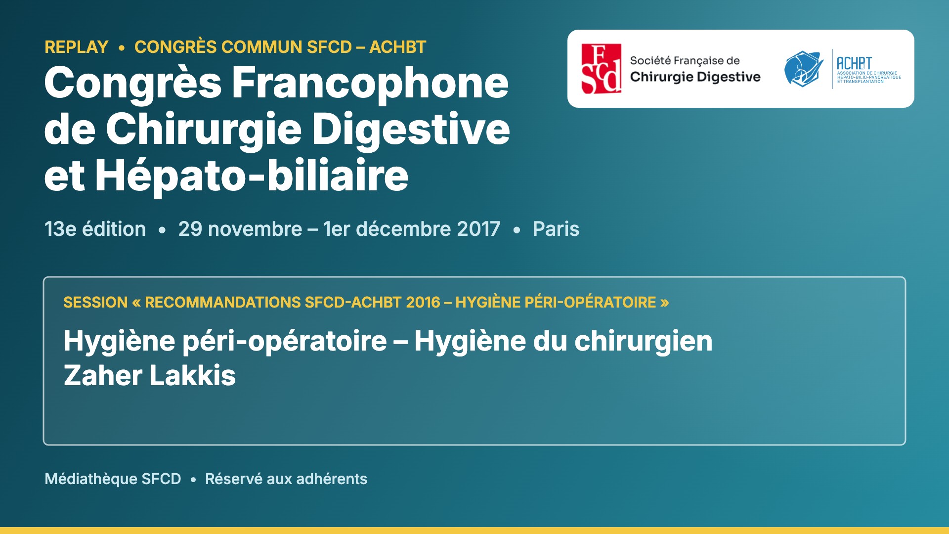 Vignette : Hygiène péri-opératoire – Hygiène du chirurgien
