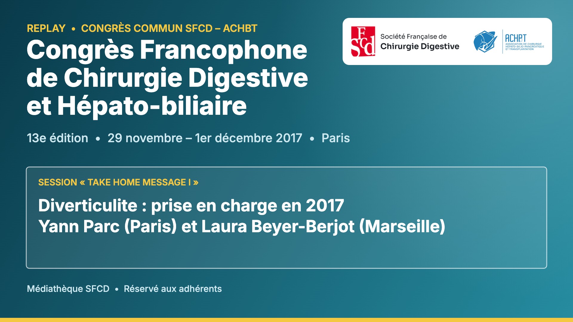 Vignette : Diverticulite : prise en charge en 2017