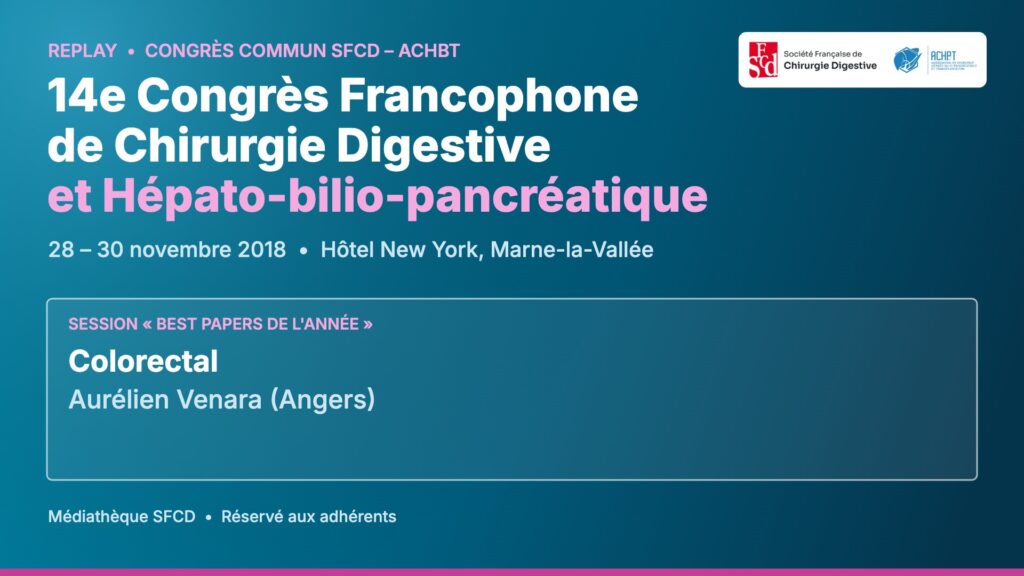 Vignette : Best papers de l'année – Colorectal