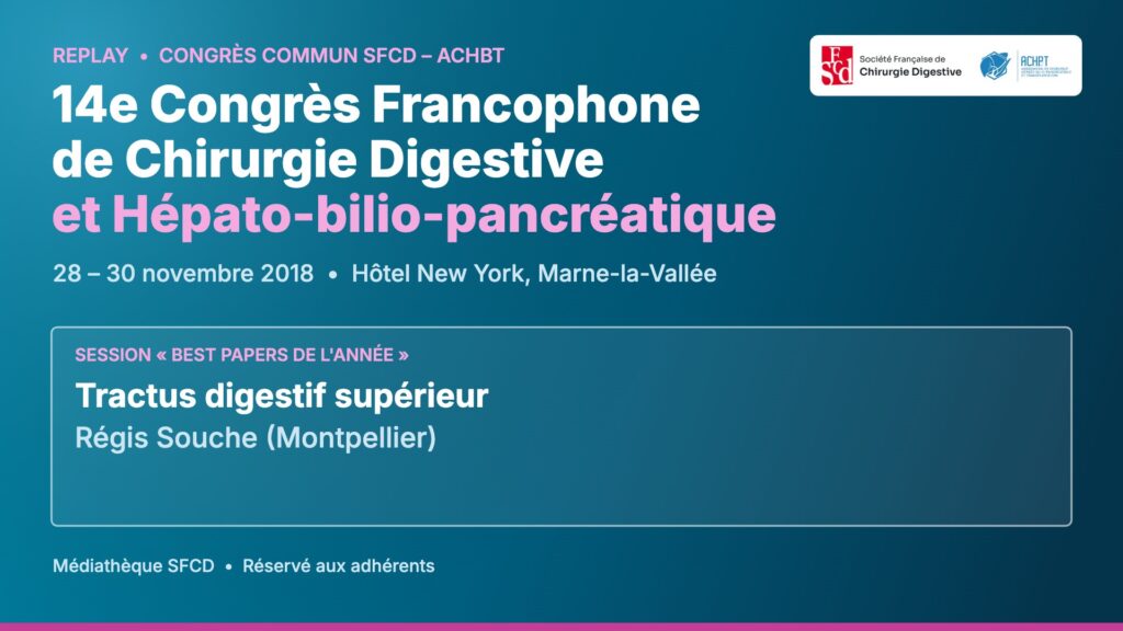Vignette : Best papers de l'année – Tractus digestif supérieur