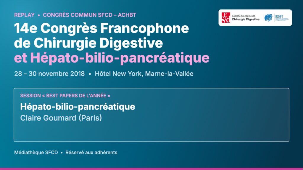 Vignette : Best papers de l'année – Hépato-bilio-pancréatique