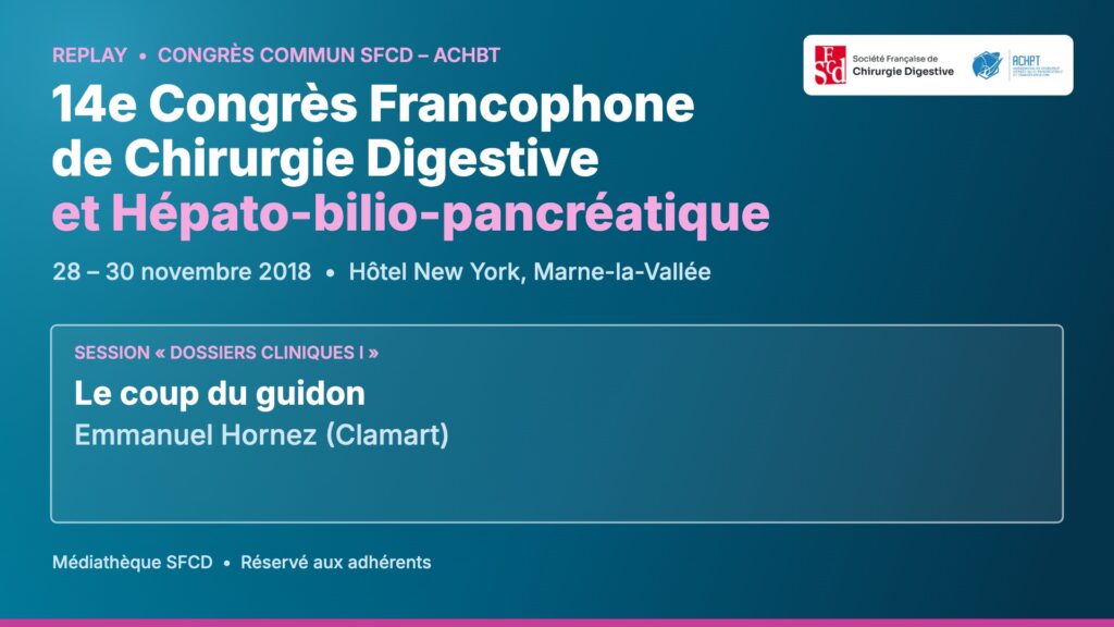 Vignette : Dossier clinique : le coup du guidon