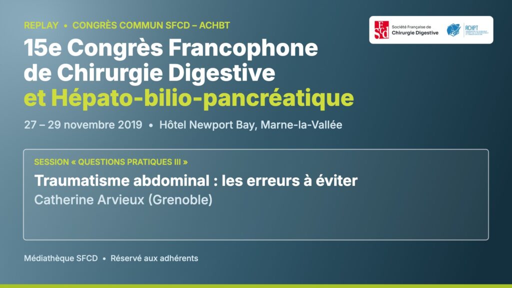 Vignette : Traumatisme abdominal : les erreurs à éviter