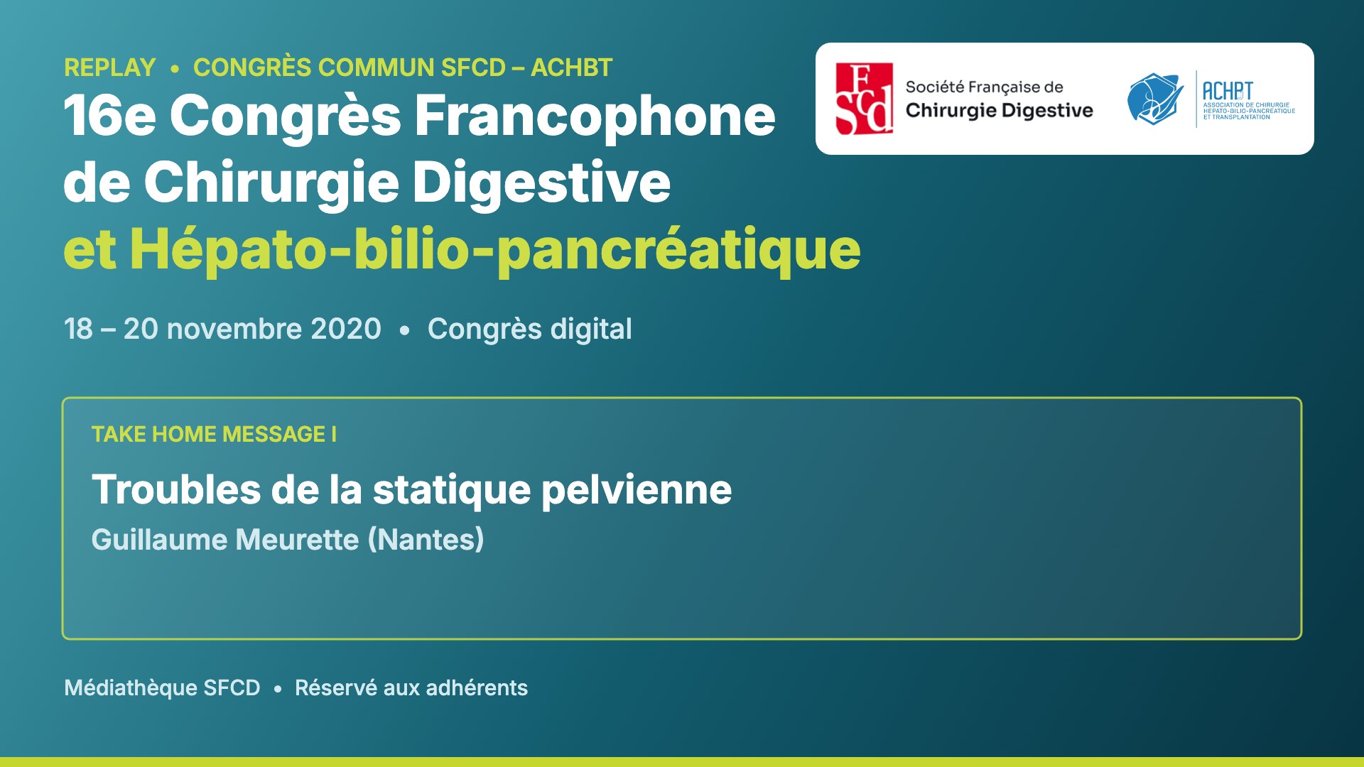 Vignette : Troubles de la statique pelvienne