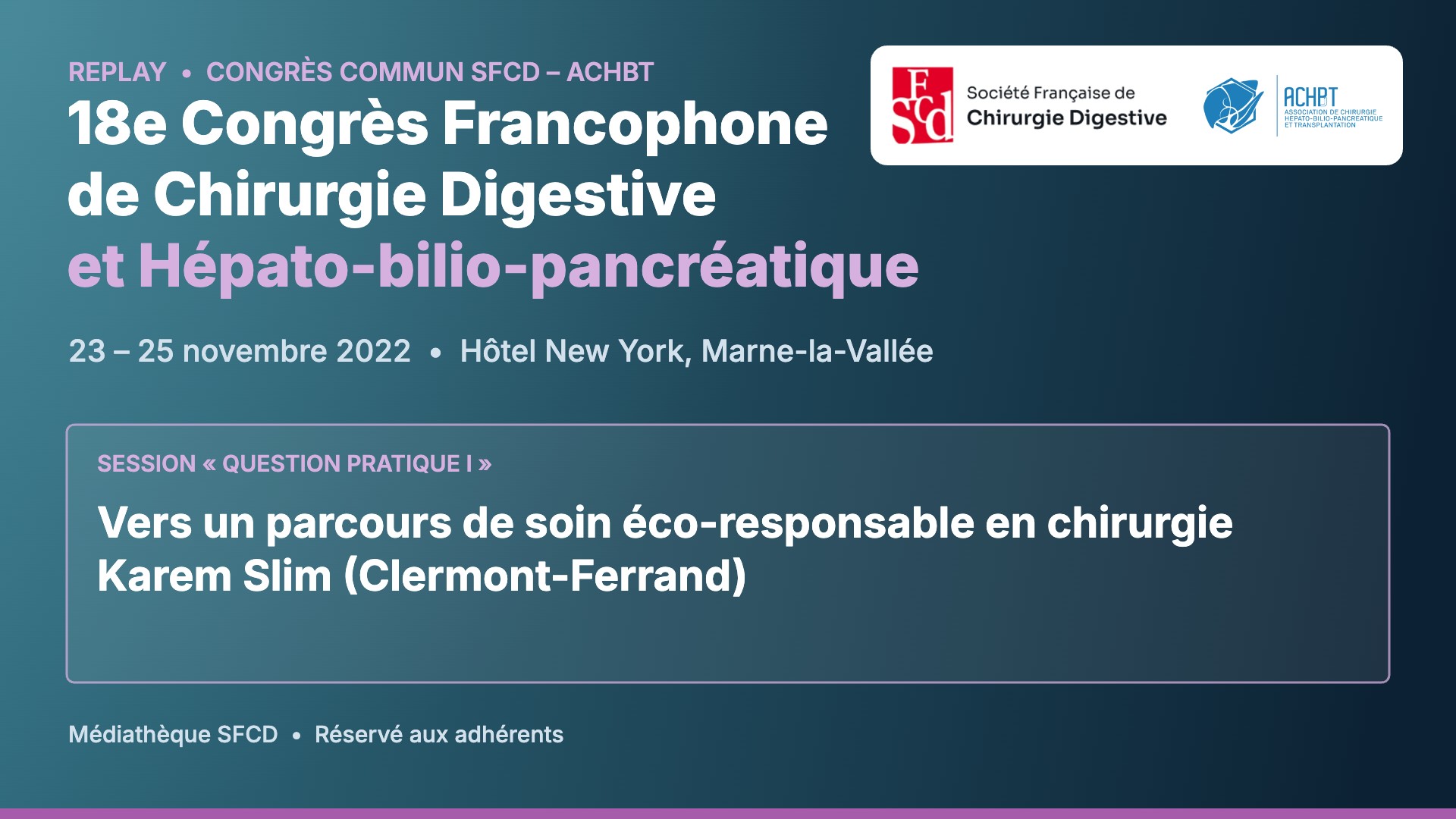 Vignette : Vers un parcours de soin éco-responsable en chirurgie