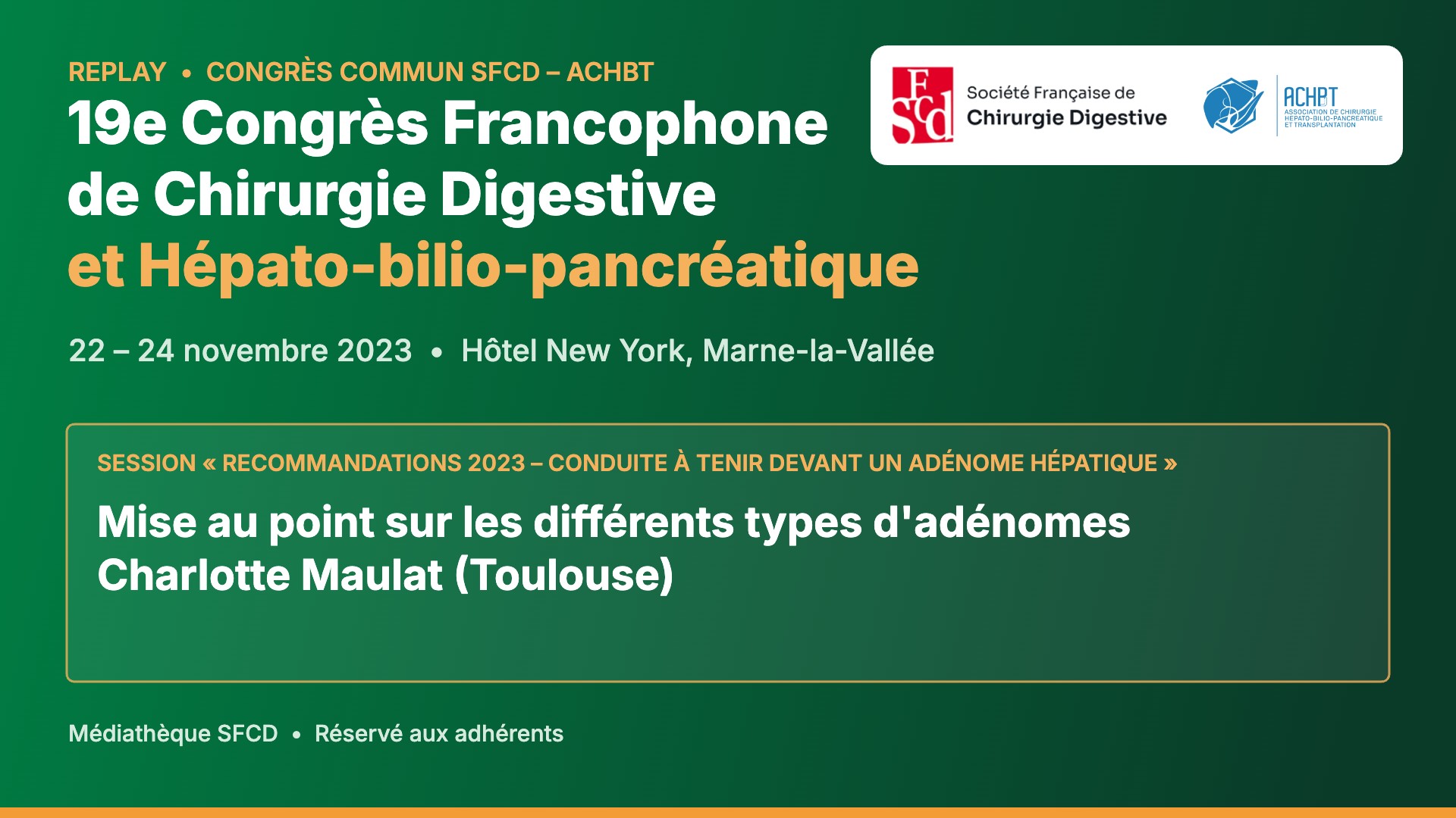 Vignette : Mise au point sur les différents types d'adénomes